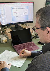 Peter Notter am Unterrichten Peter Notter am Unterrichten